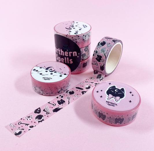 Washi TRIO - Rosa og sort