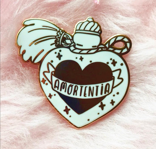 Amortentia White pin