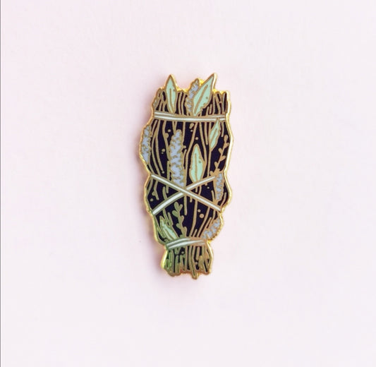 Lavendelbunt Pin