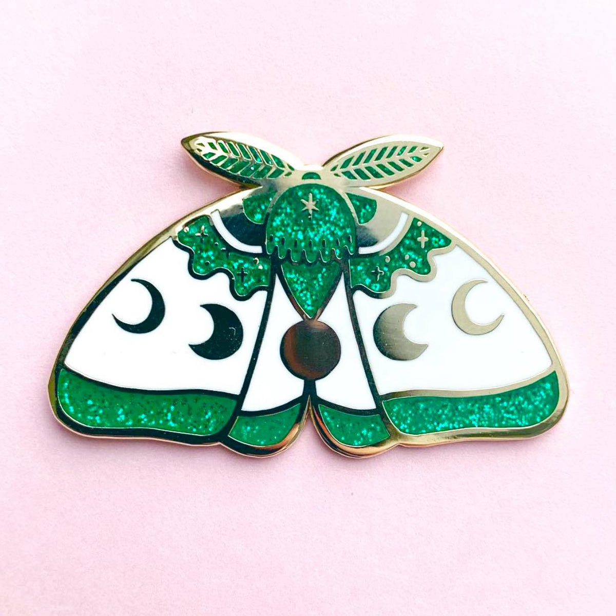 Forest Lake Moon Moth Pin