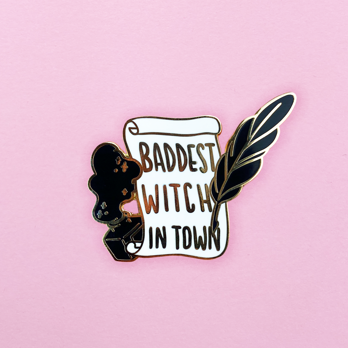 Baddest Witch Pin