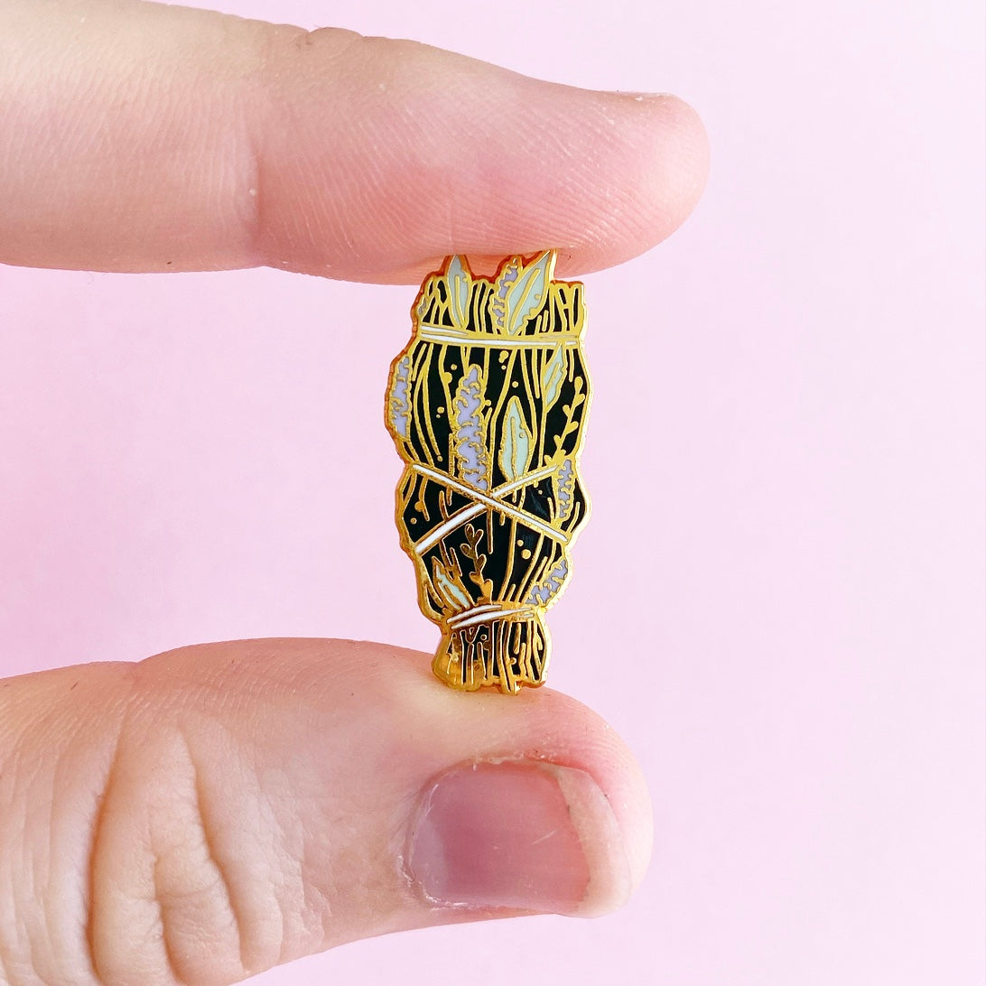 Lavendelbunt Pin