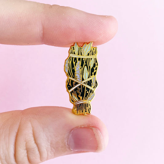 Lavendelbunt Pin