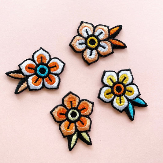 Sailor Flower Strykemerker – sett med 4