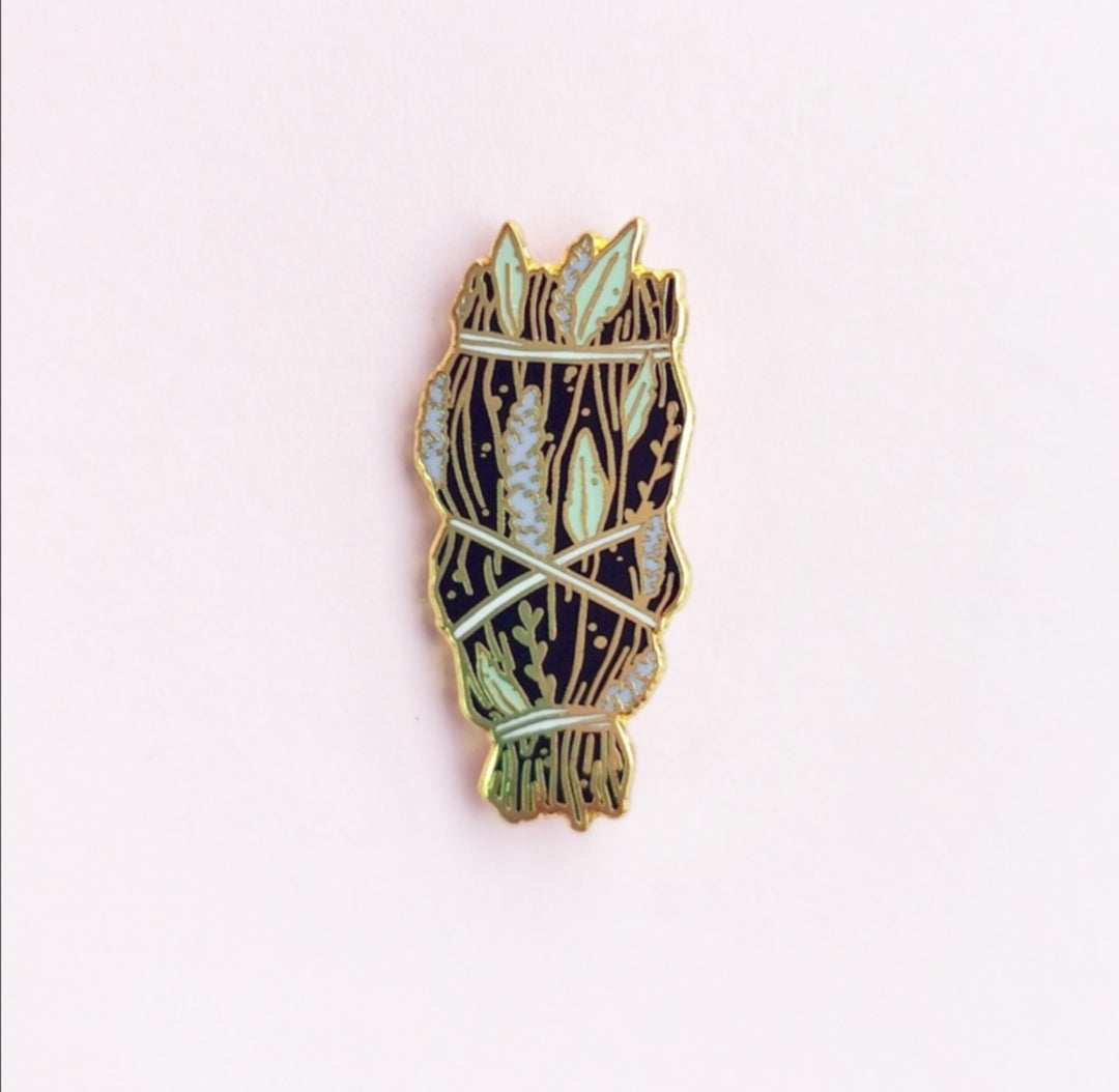 Lavendelbunt Pin