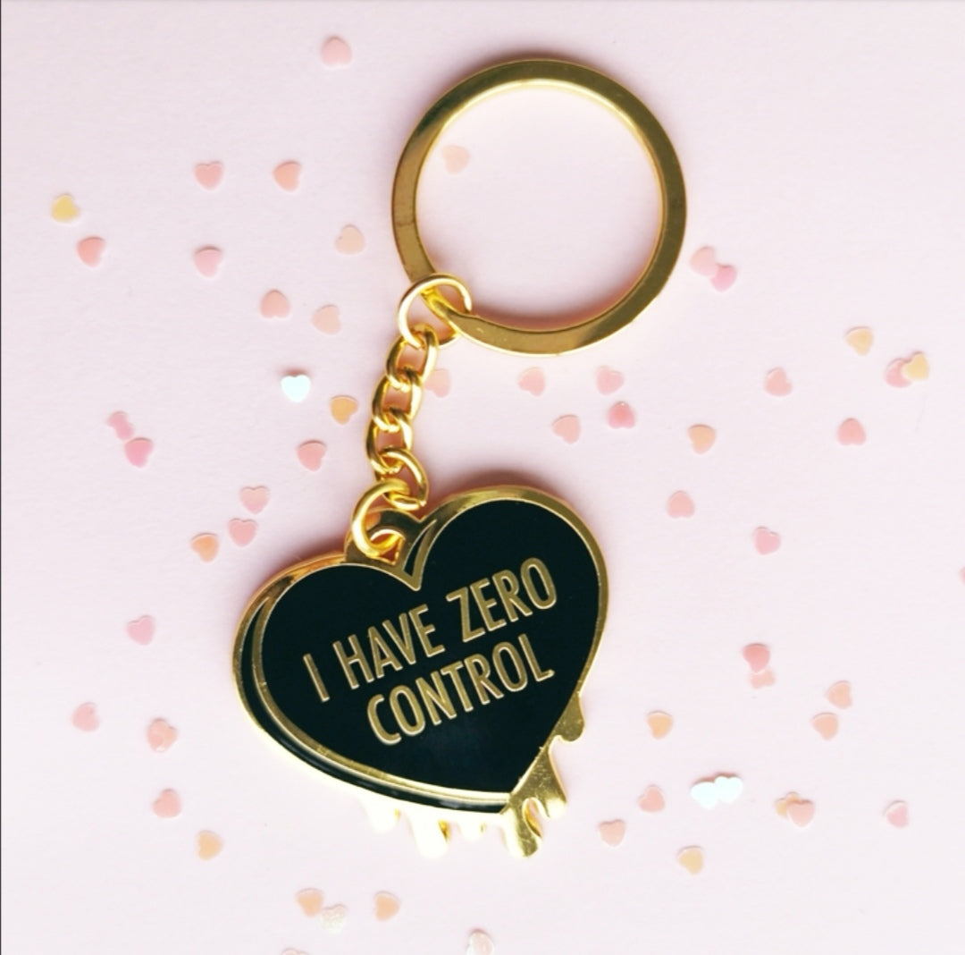 I Have Zero Control Nøkkelhank - Sort