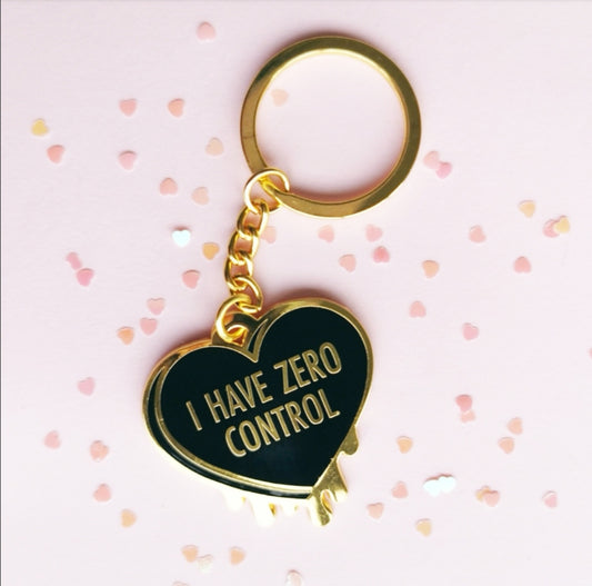 I Have Zero Control Nøkkelhank - Sort