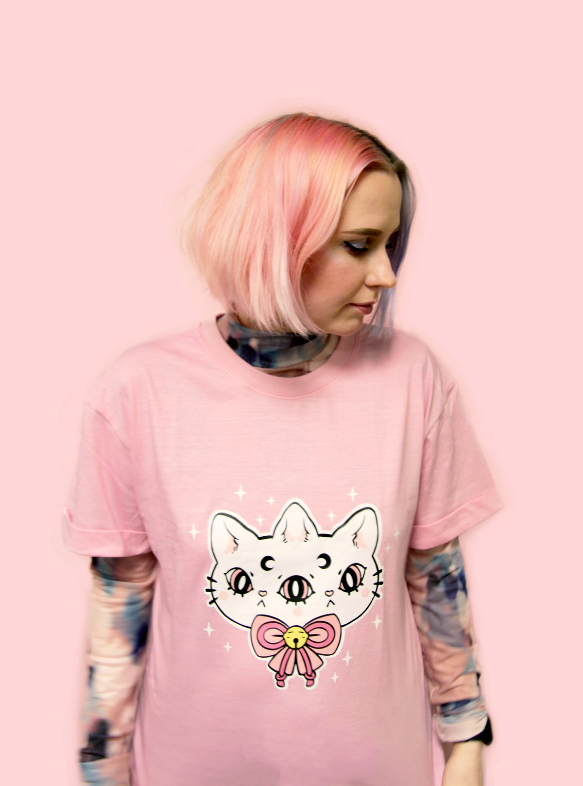 Magical Kitten T-skjorte – Rosa