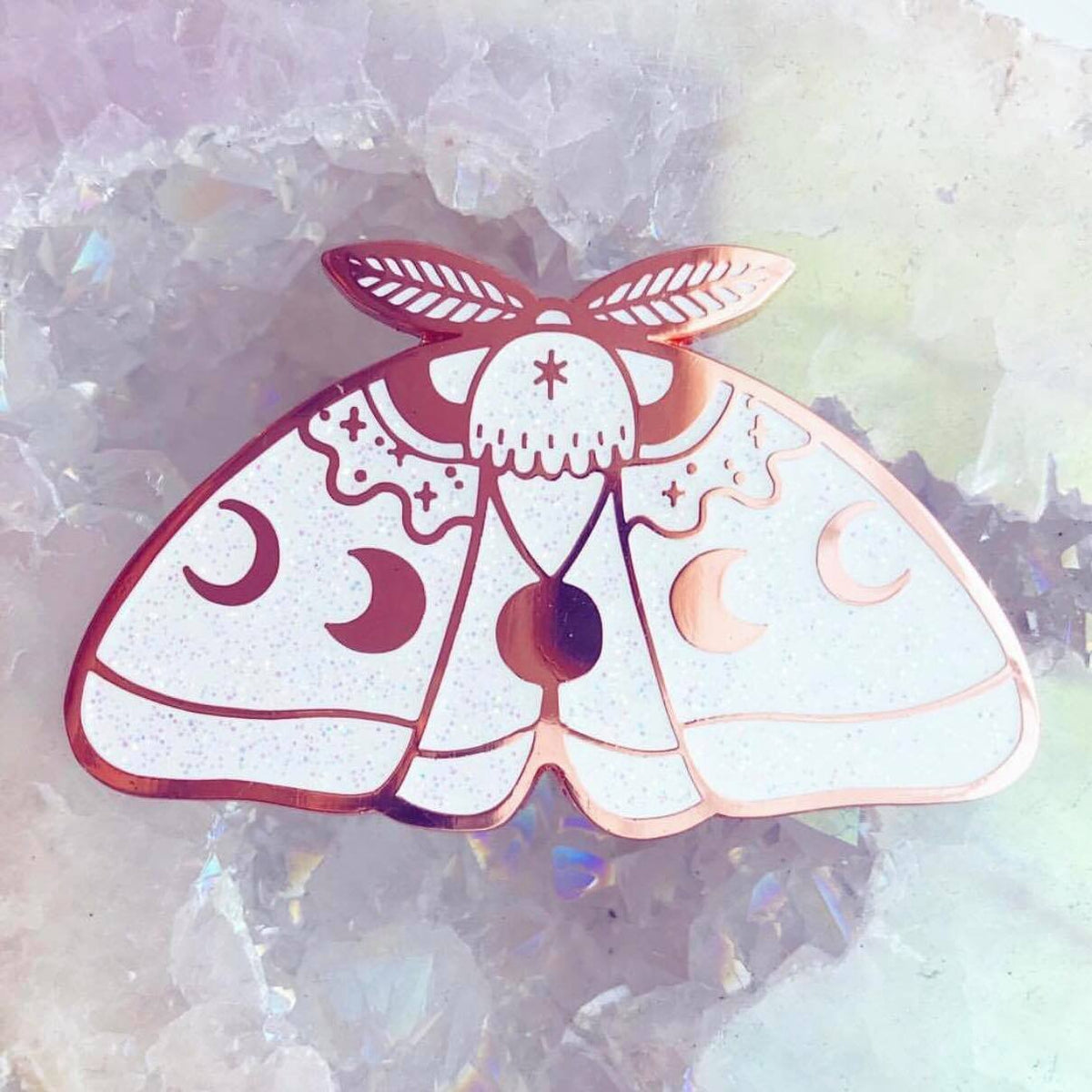 Moonlight Moth Pin